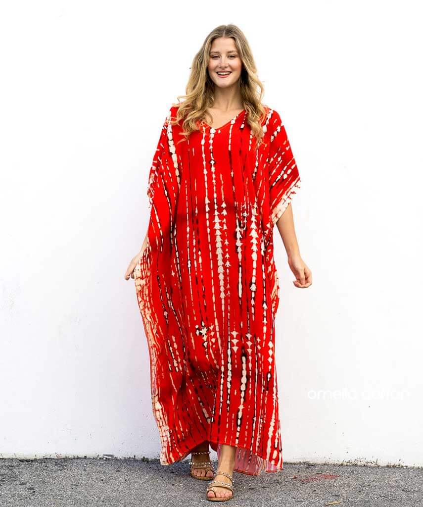 Ornella Kaftan - Løs, Afslappet Kaftan til Kvinder
