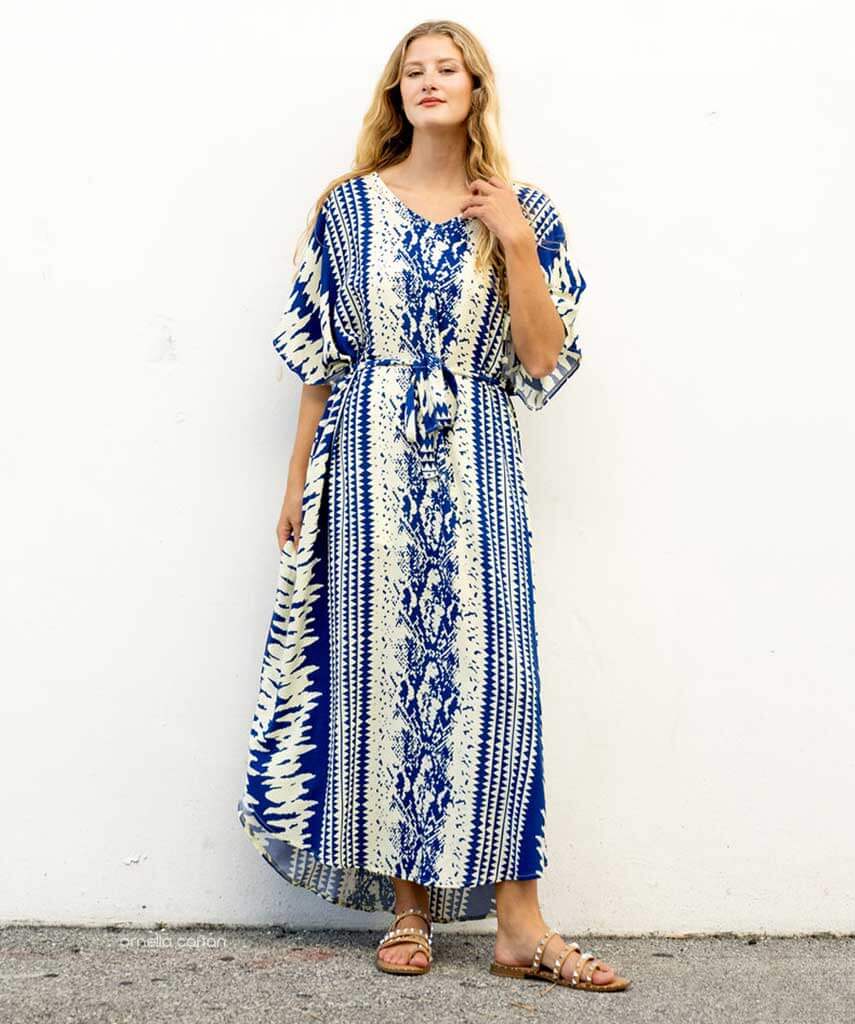 Ornella Kaftan - Løs, Afslappet Kaftan til Kvinder