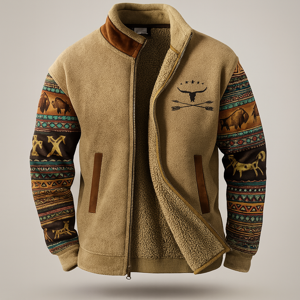 Outdoorjakke i fleece og merino til damer