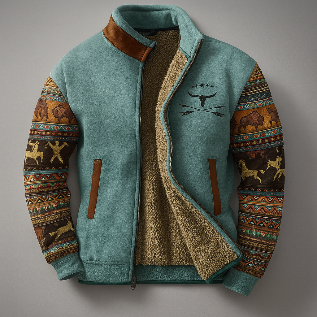 Outdoorjakke i fleece og merino til damer