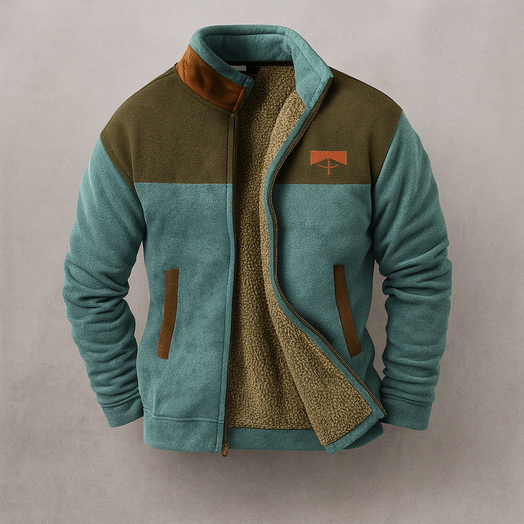 Outdoorjakke i fleece og merino til damer