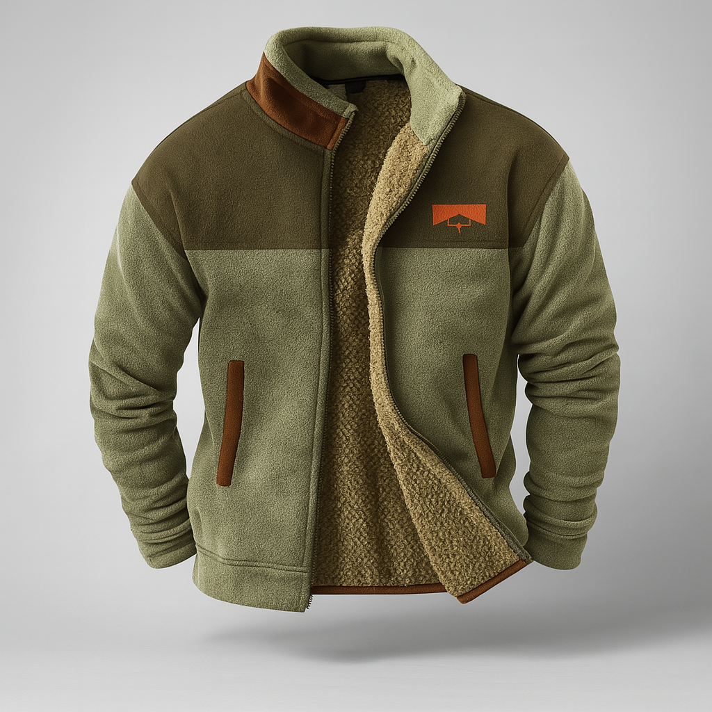 Outdoorjakke i fleece og merino til damer
