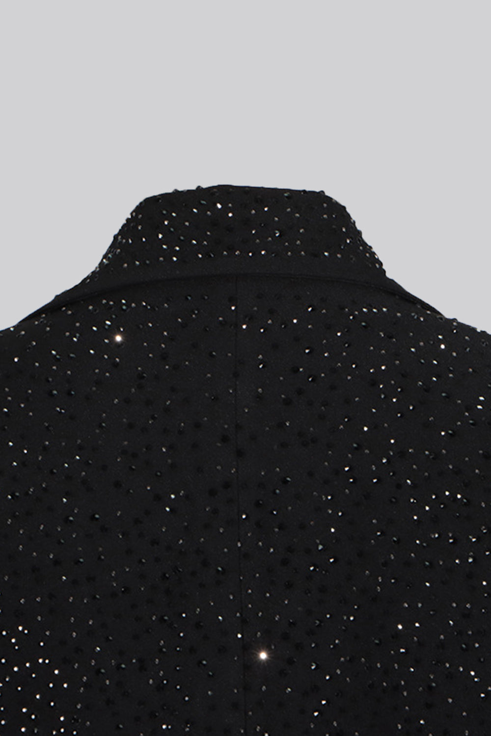 Oversized dameblazer med glimmerdetaljer