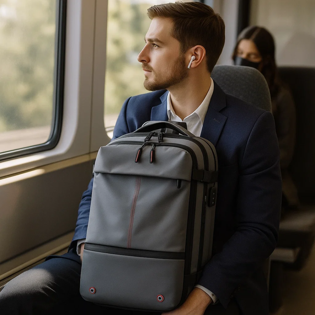 PackForm | Struktureret 60L Kompressions Rygsæk til Rejse & Daglig Brug