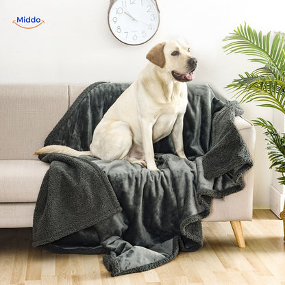 PawGuard™ Tæppe | Vandtæt, Blødt Bomuldsfløjl, Diskret Beskyttelse!