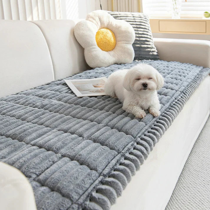 Pawlora™ – Plush Non Slip Sofa Beskytter til Kæledyr