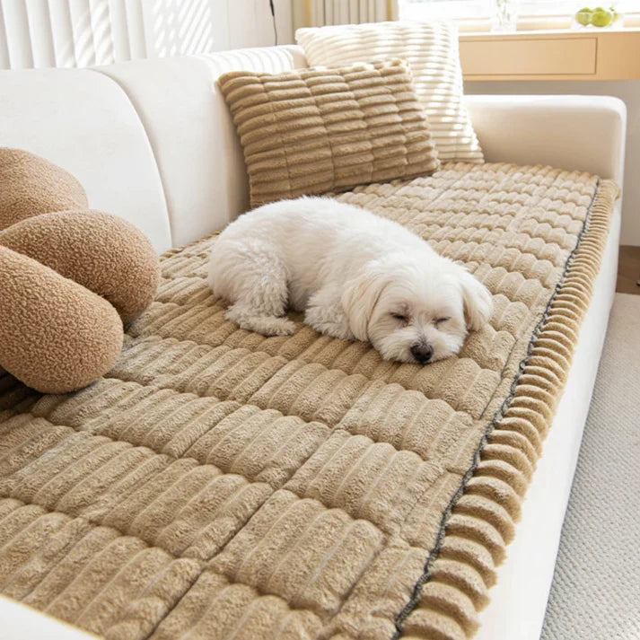 Pawlora™ – Plush Non Slip Sofa Beskytter til Kæledyr