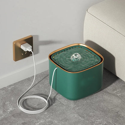 Pet Vandfontæne Ultra-Stille - 3L Kapacitet | BPA-Fri Materiale