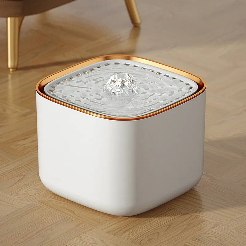 Pet Vandfontæne Ultra-Stille - 3L Kapacitet | BPA-Fri Materiale