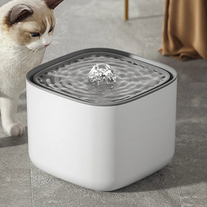 Pet Vandfontæne Ultra-Stille - 3L Kapacitet | BPA-Fri Materiale
