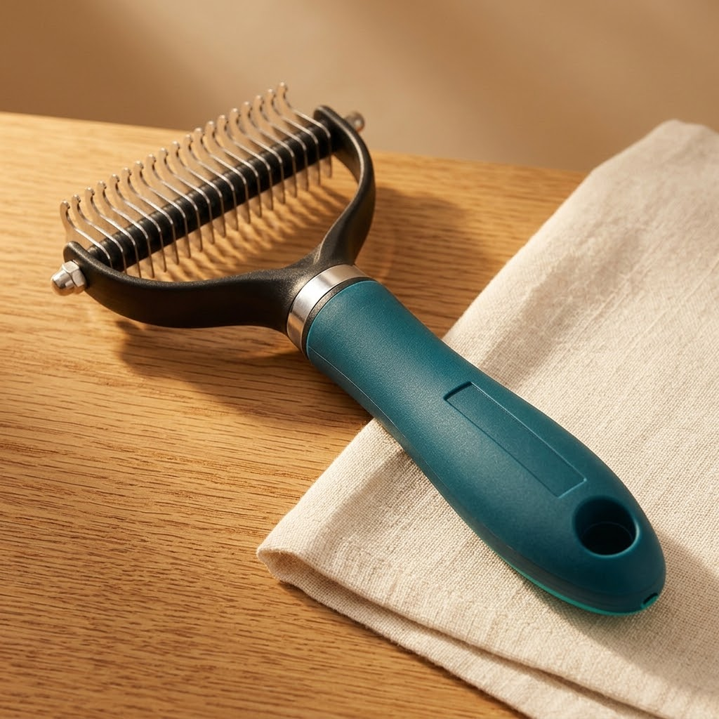 PetGroom™ – Dobbelt-Sidet Dematting Børste til Hunde og Katte