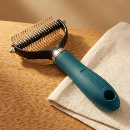 PetGroom™ – Dobbelt-Sidet Dematting Børste til Hunde og Katte