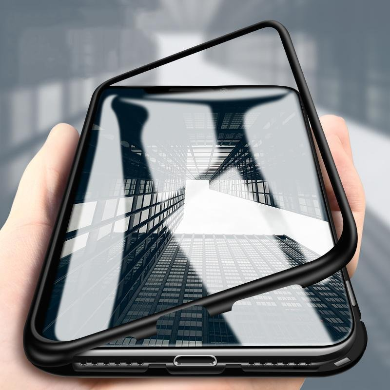 PhoneProtect: Magnetisk Dobbelt-Sidet Telefonbeskyttelsesskal