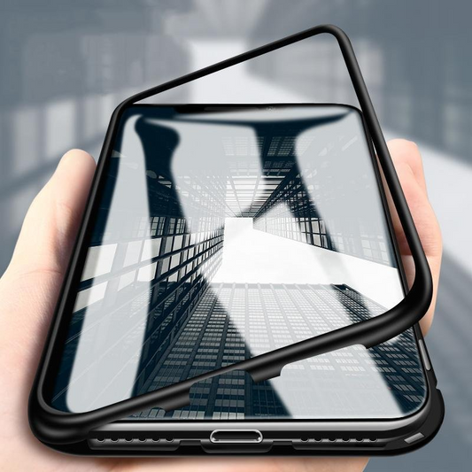 PhoneProtect: Magnetisk Dobbelt-Sidet Telefonbeskyttelsesskal