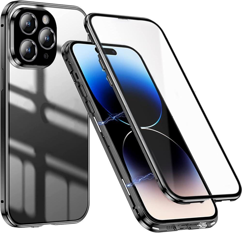 PhoneProtect: Magnetisk Dobbelt-Sidet Telefonbeskyttelsesskal