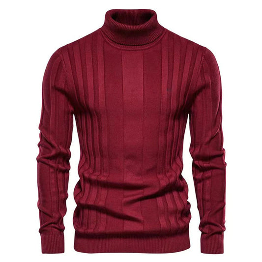 Enzo | Pull col roulé slim fit homme - Image 1