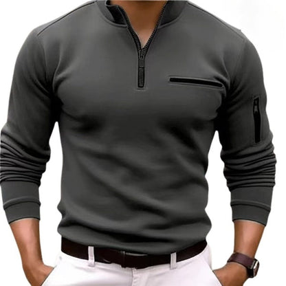 André | Pull-over zippé élégant et confortable - Image 8