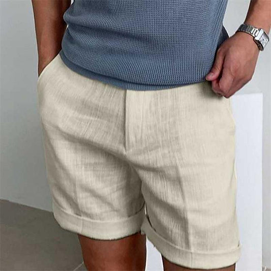 Arnaud | Shorts en lin pour hommes - Vêtements de plage légers et décontractés - Image 2