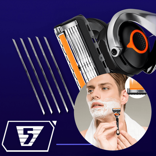 PrecisionRazor - Multi-Blade Hurtigfrigivelse Høj Præcision Barberkniv