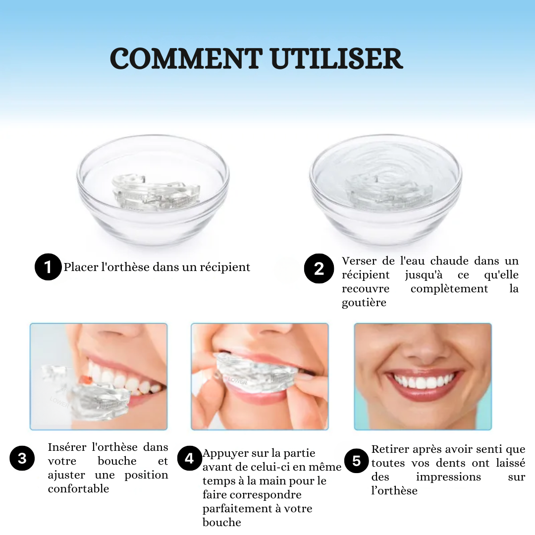 Premium Anti-Snorken Orthose: Komfortabel Søvn Mundstykke