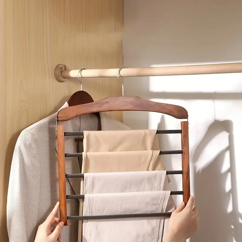 Premium Valnødtræ Multi-Bar Hanger