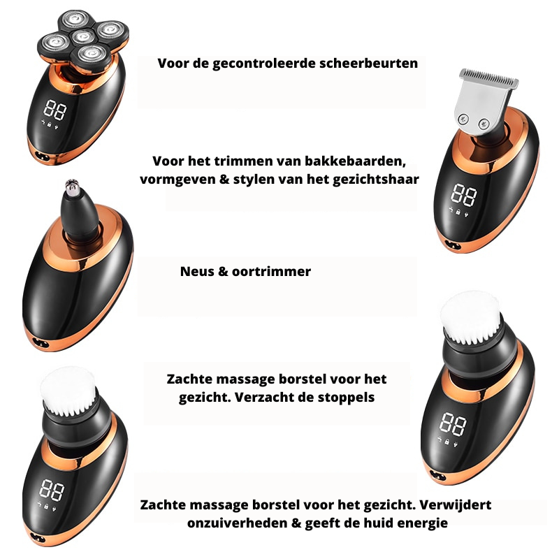 Pro Shaver™ | En vandtæt, trådløs og kraftfuld trimmer til mænd
