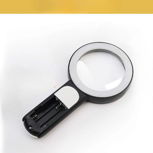 Professionel LED Forstørrelsesglas – Ergonomisk Optisk Værktøj til Entusiaster og Ældre – Perfekt til Stilfuld Afslapning med Favoritlæsning eller Hobbyer