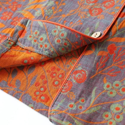 Pyjamassæt til damer med vilde blomster
