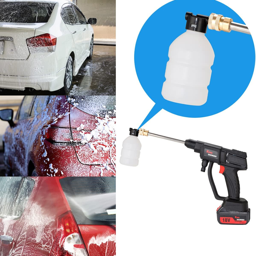 QuickWash | Trådløs Højtryksrenser med 2 Batterier