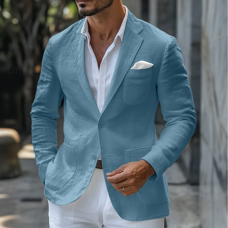 Jean-claude | Blazer en lin élégant pour les événements estivaux - Image 3