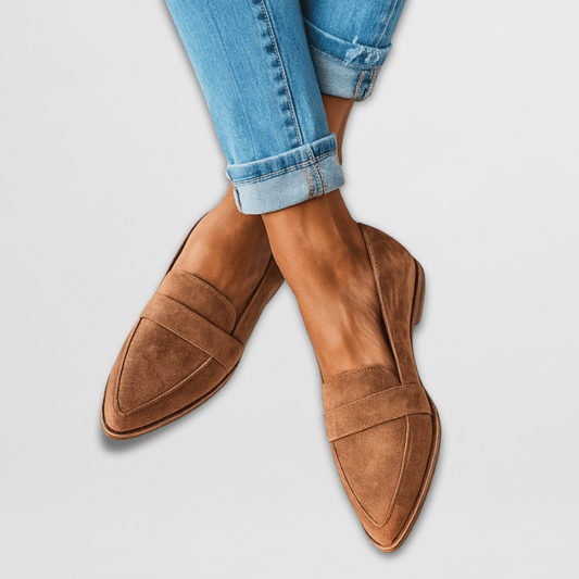 Image of Ragnfrid | Dame Pointy Tå Slip-On Loafers