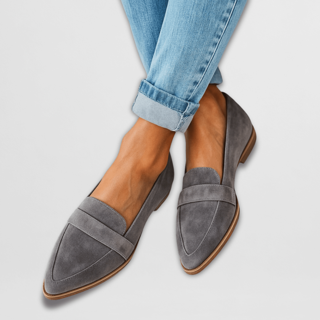 Image of Ragnfrid | Dame Pointy Tå Slip-On Loafers