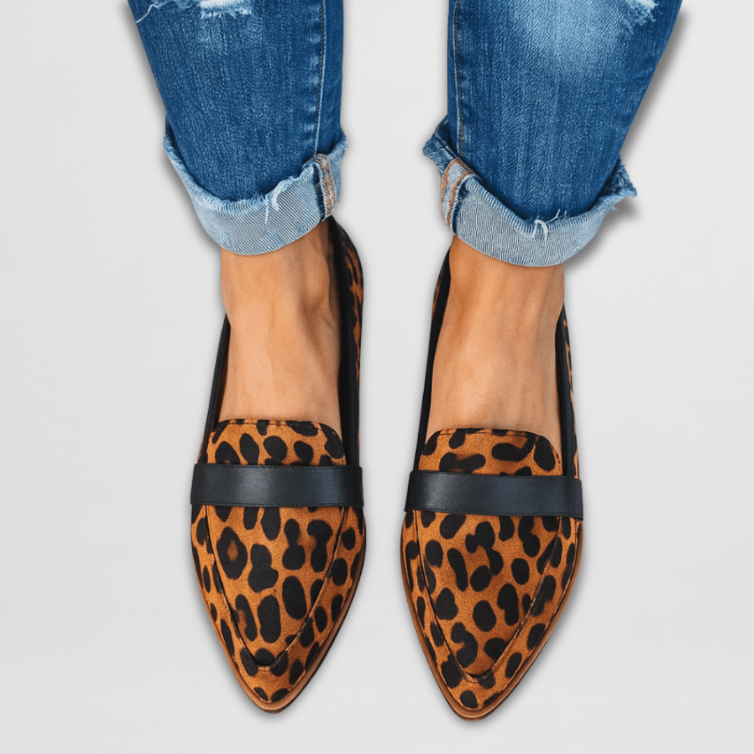 Image of Ragnfrid | Dame Pointy Tå Slip-On Loafers
