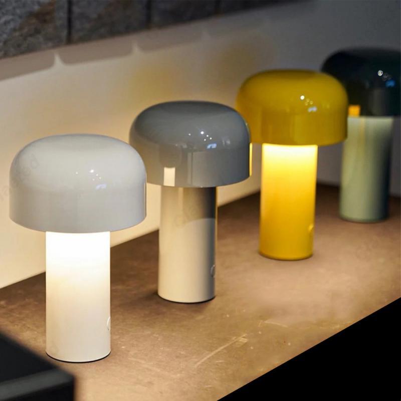 Retro Design LED Bordlampe Trådløs med Berøring (USB)