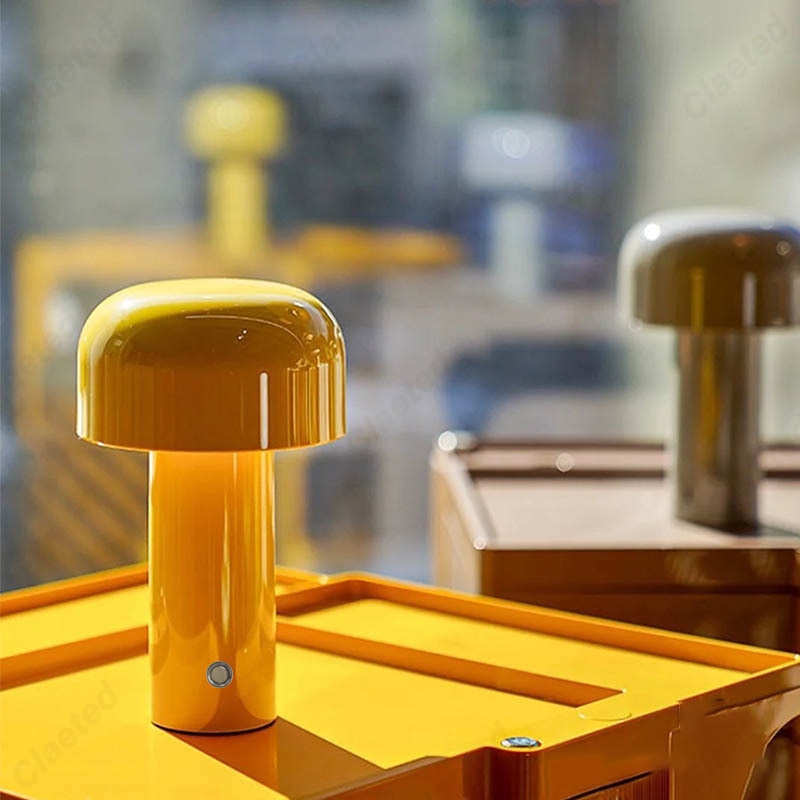 Retro Design LED Bordlampe Trådløs med Berøring (USB)