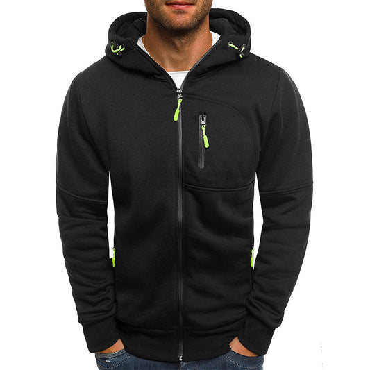 Erwan | Sweat à Capuche Zippé Ajusté Homme - Image 1
