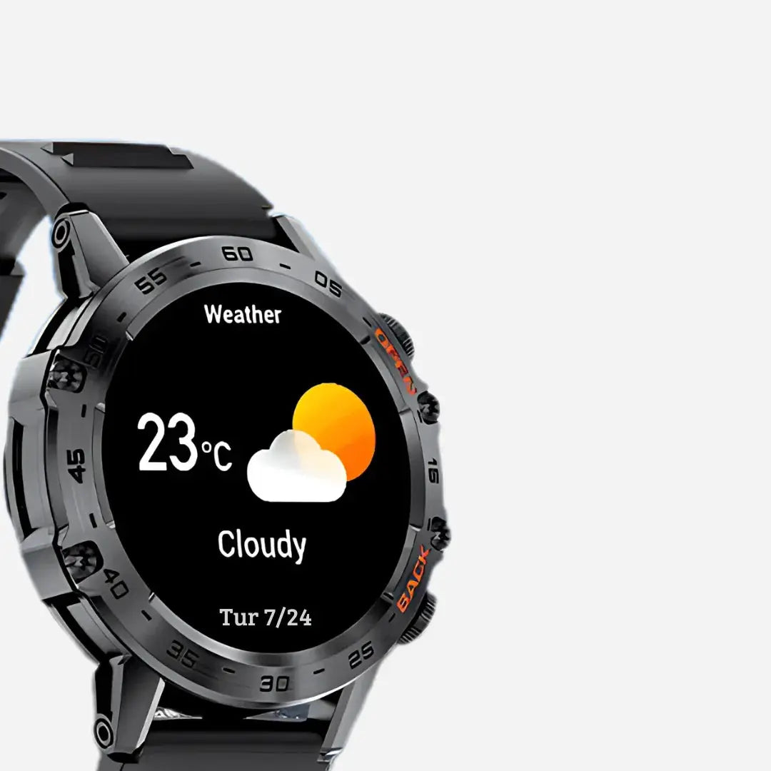 Robust Smartwatch med GPS - Sundhedsovervågning | Bluetooth
