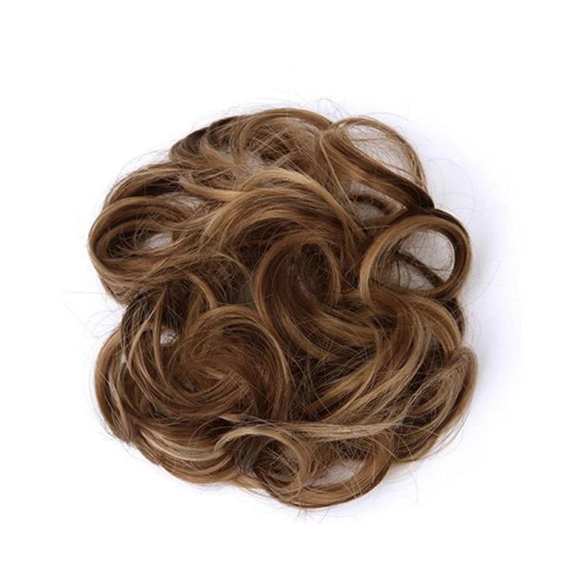 Rodet Knold Fake Hår Scrunchie | Marcelie
