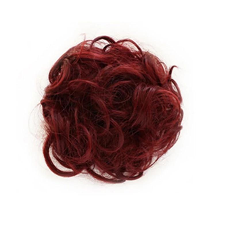 Rodet Knold Fake Hår Scrunchie | Marcelie