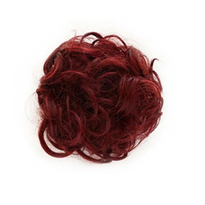 Rodet Knold Fake Hår Scrunchie | Marcelie