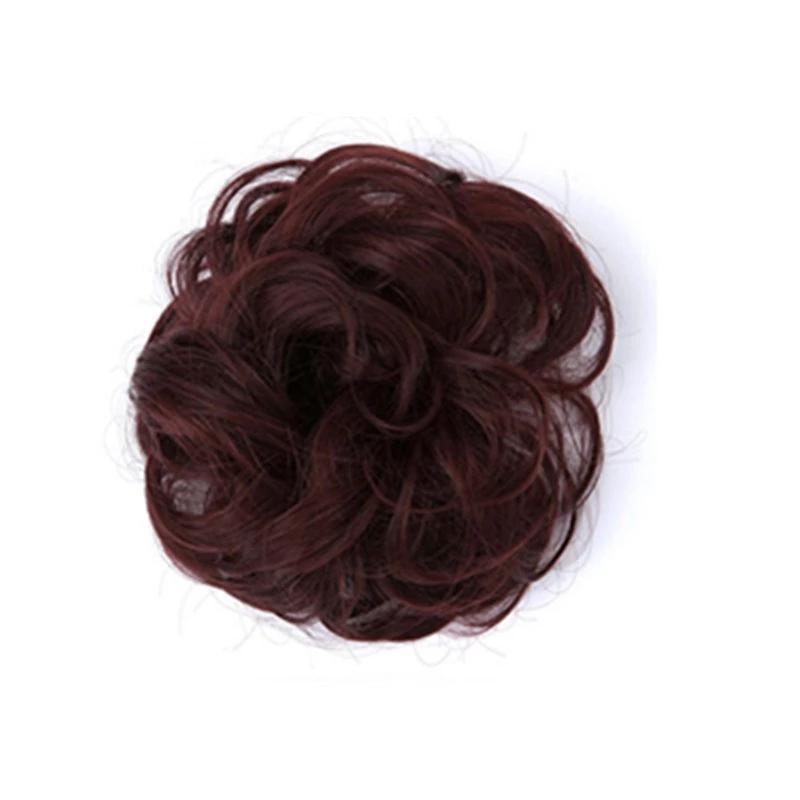 Rodet Knold Fake Hår Scrunchie | Marcelie