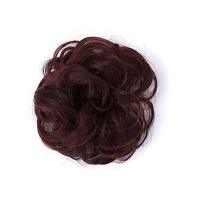 Rodet Knold Fake Hår Scrunchie | Marcelie