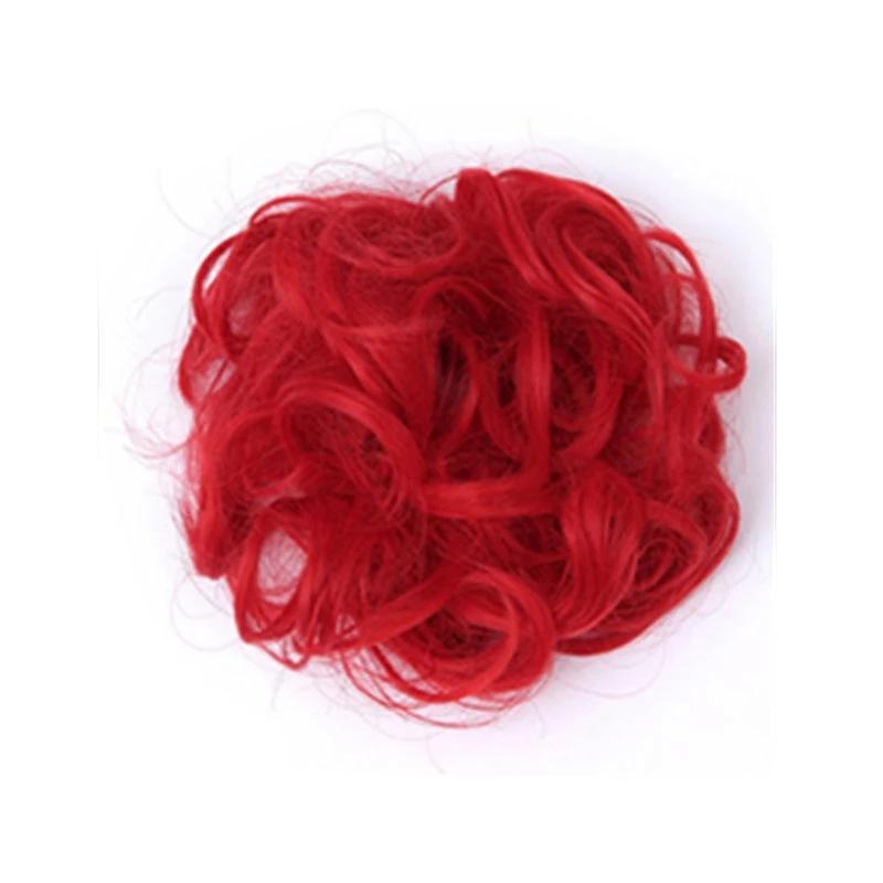 Rodet Knold Fake Hår Scrunchie | Marcelie