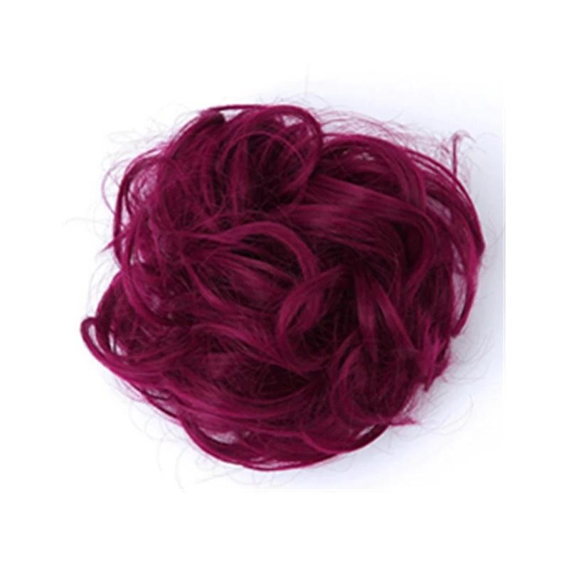 Rodet Knold Fake Hår Scrunchie | Marcelie
