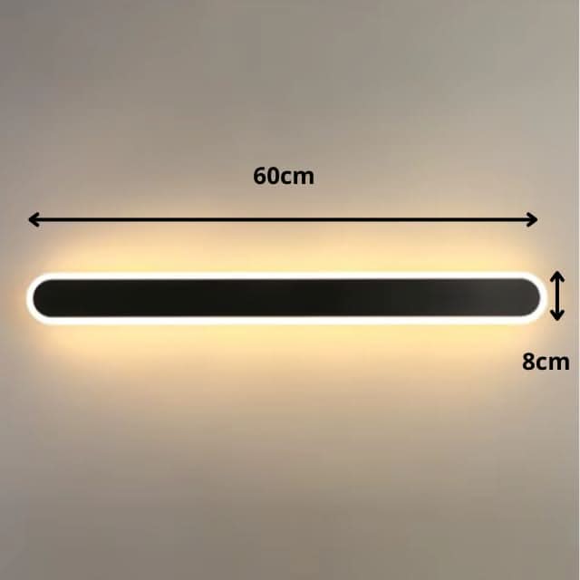 Rundkantet Aluminium LED Udendørs Væglampe