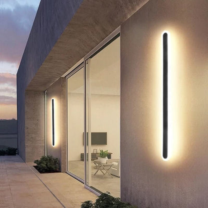 Rundkantet Aluminium LED Udendørs Væglampe