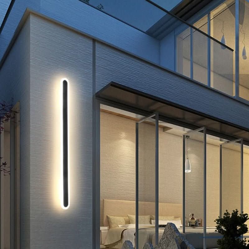 Rundkantet Aluminium LED Udendørs Væglampe