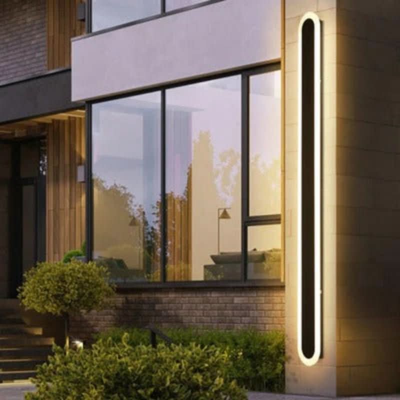 Rundkantet Aluminium LED Udendørs Væglampe
