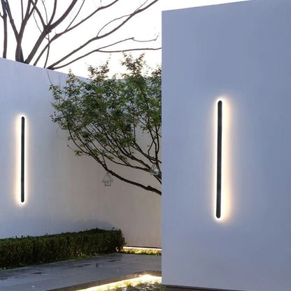 Rundkantet Aluminium LED Udendørs Væglampe
