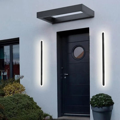 Rundkantet Aluminium LED Udendørs Væglampe